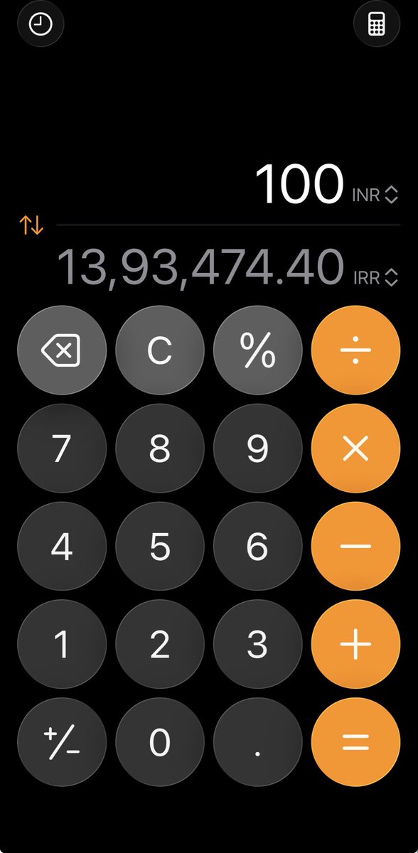 NavinKumar17510's tweet photo. भार�� 🇮🇳 का 100₹ (१००₹) का मूल्य ईरान 🇮🇷 में 
अभी 13,93,474(१३,०००००)₹ हो गया है 🤣￼💯✅
#रामनवमी_पर_जानें_आदिराम_कौन #iran #IranWar‌ #irancurancy #रामनवमी https://t.co/qXUG8WpSQC