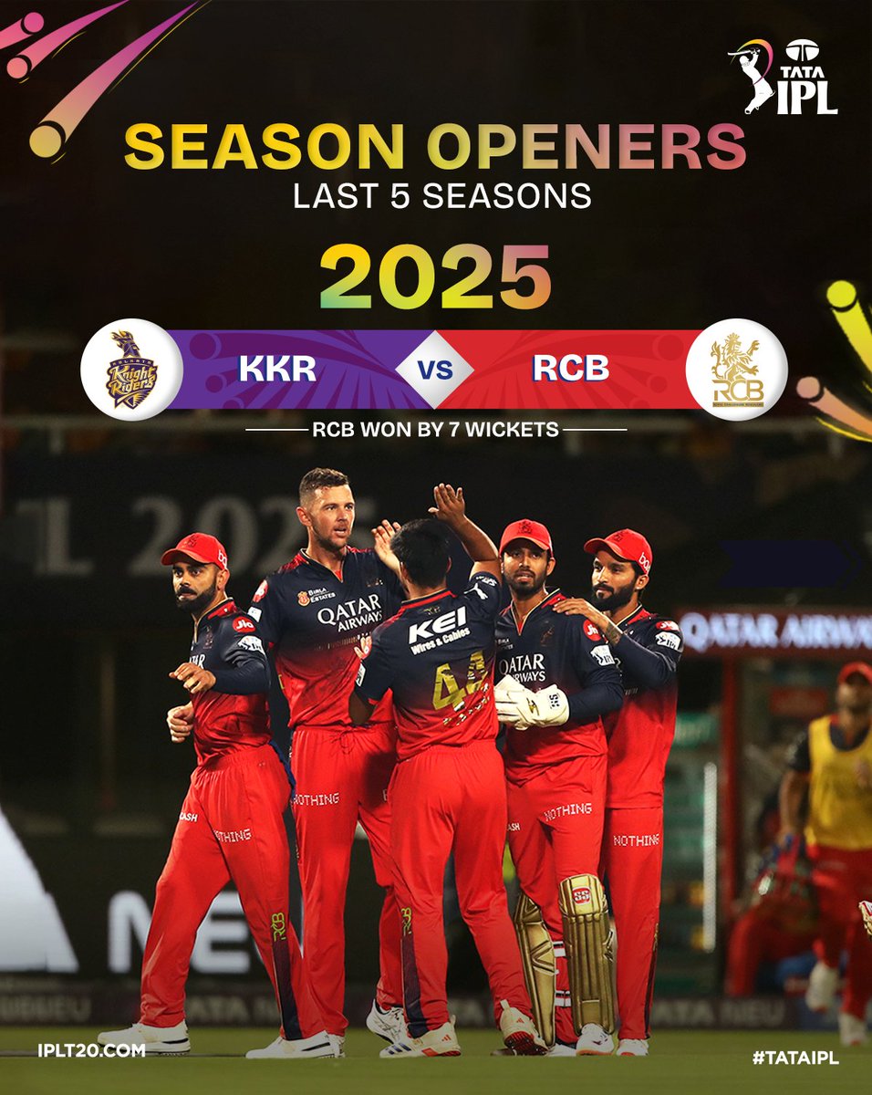 IPL's tweet photo. The curtain raisers that set the tone 🎬

What can we expect from the 2026 season opener between #RCBvSRH ? 🤔

#TATAIPL https://t.co/uYVkbIHeJr