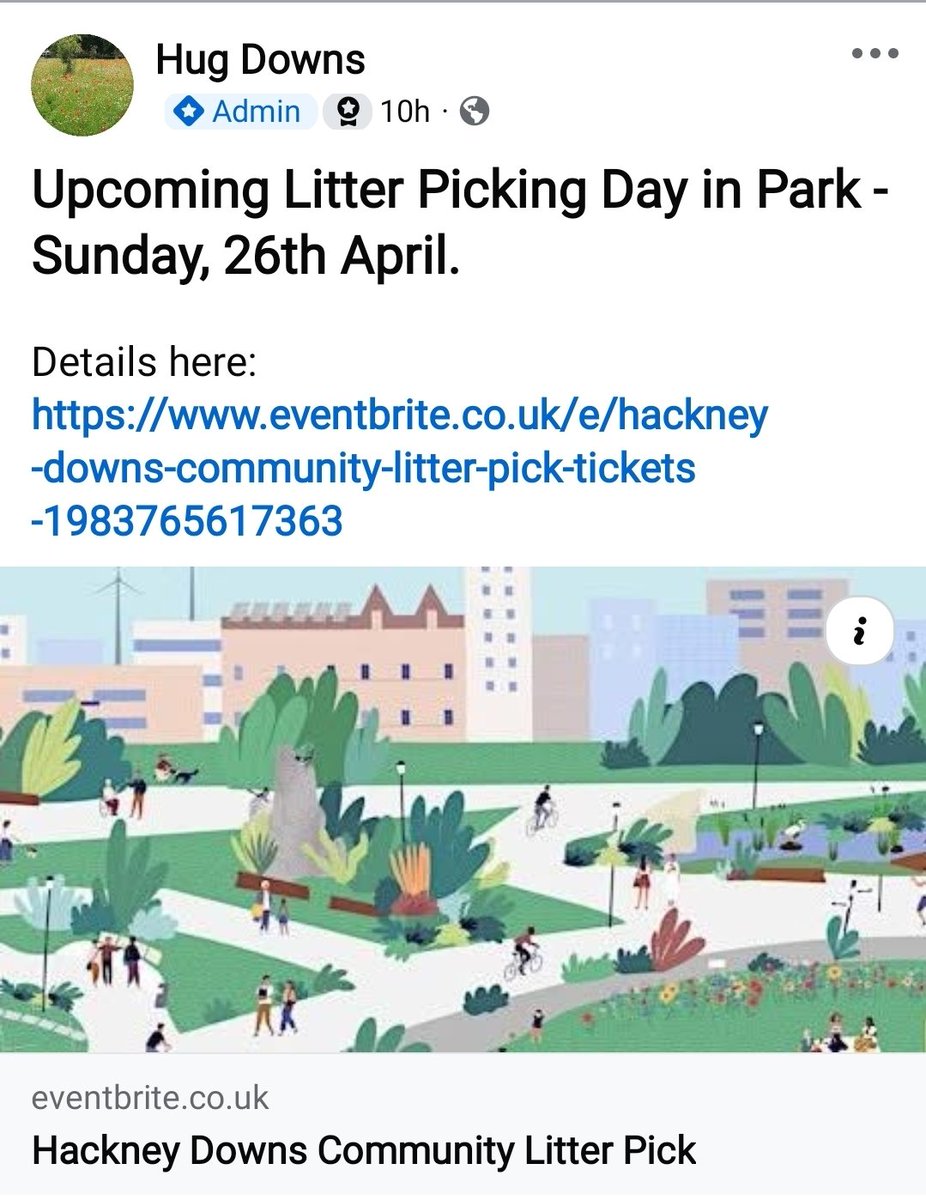 ParkHackney's tweet photo. Upcoming #litter picking day in the park.

Would you like to book your free place, here: Hackney Downs #Community Litter Pick.

Please RT to all those that'd you think would like to join in.

https://t.co/hzS2Y8MesY https://t.co/ab45GWYcOg