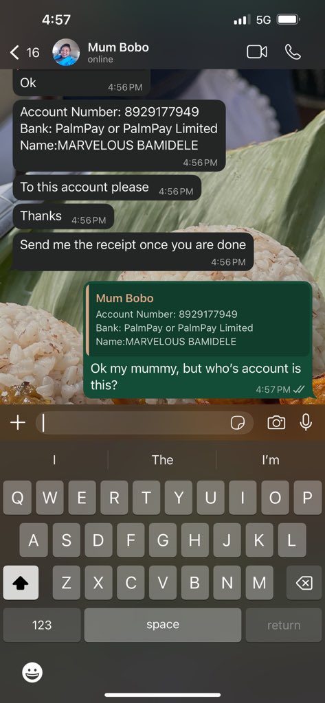 QueenBusari's tweet photo. Our conversation right there @palmpay_ng @cenbank https://t.co/1lmO1UwM1U