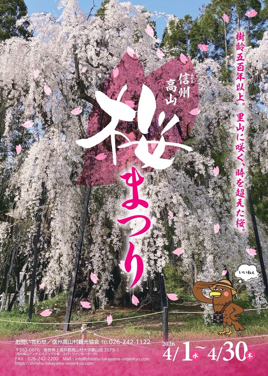 信州高山村観光協会 tweet media