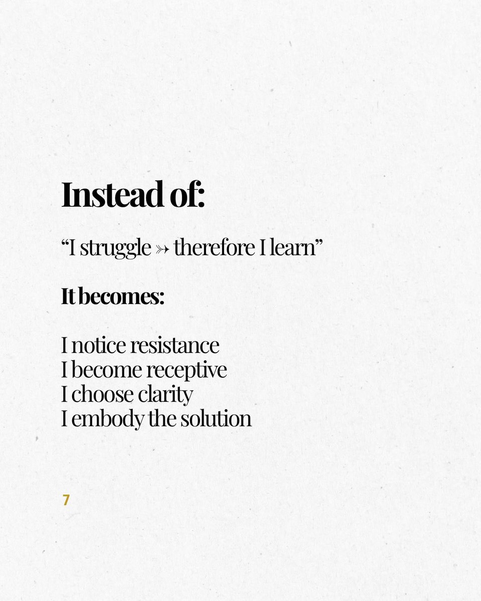 1IreneDaniel's tweet image. Struggle Is a Mislabel.

What you call struggle is not the source—it’s the lens.
Shift from resistance to receptiveness, and clarity becomes action.

#ConsciousLeadership
#InnerAlignment ✨