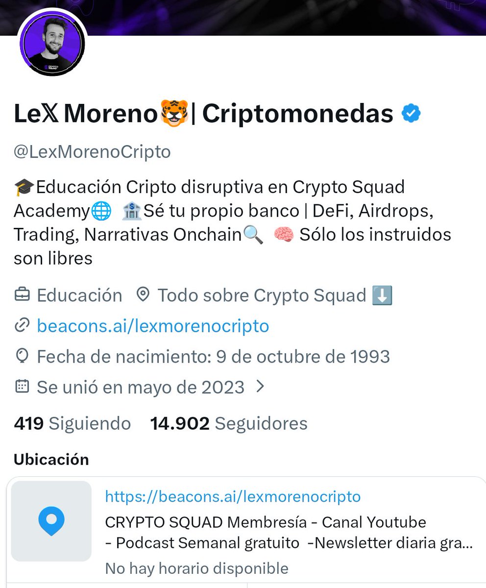 Le𝕏 Moreno🐯| Criptomonedas tweet media