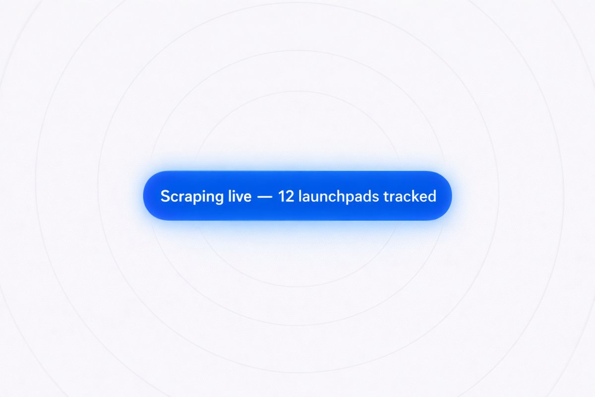 TheCoin_Index's tweet photo. Scraping Live — Major Launchpads Tracked 24/7. 🌐📊

The Index Provides Real-time Data On Every Token Launch, Ensuring That No Deploy Goes Unnoticed. Our Public Api Makes It Easy For Platforms To Integrate This Security Layer Directly Into Their Ui.

Total Visibility. Total Protection.

#DataIndexing #Web3Builders #TheIndex #SOL