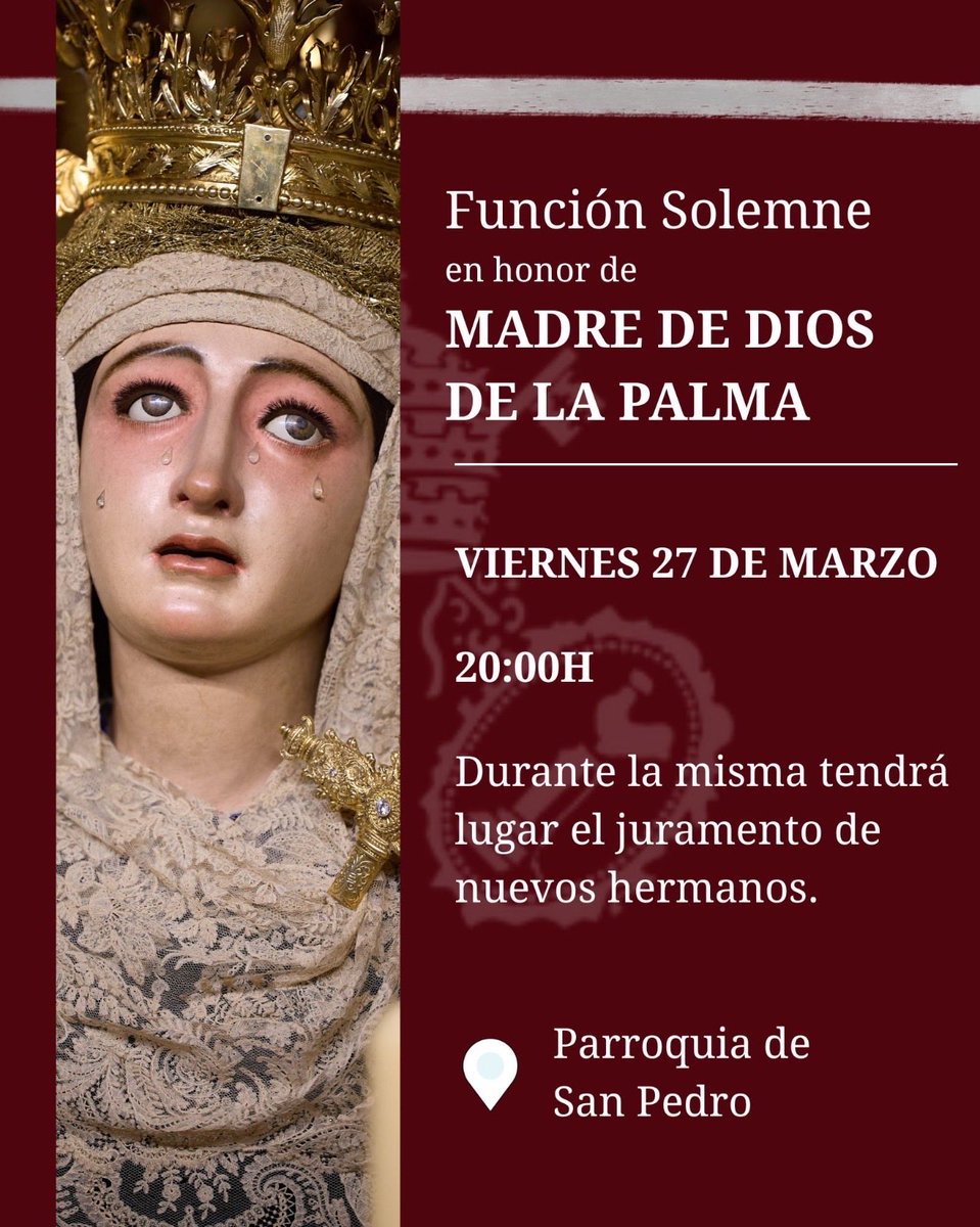 Hdad. del Cristo de Burgos tweet media