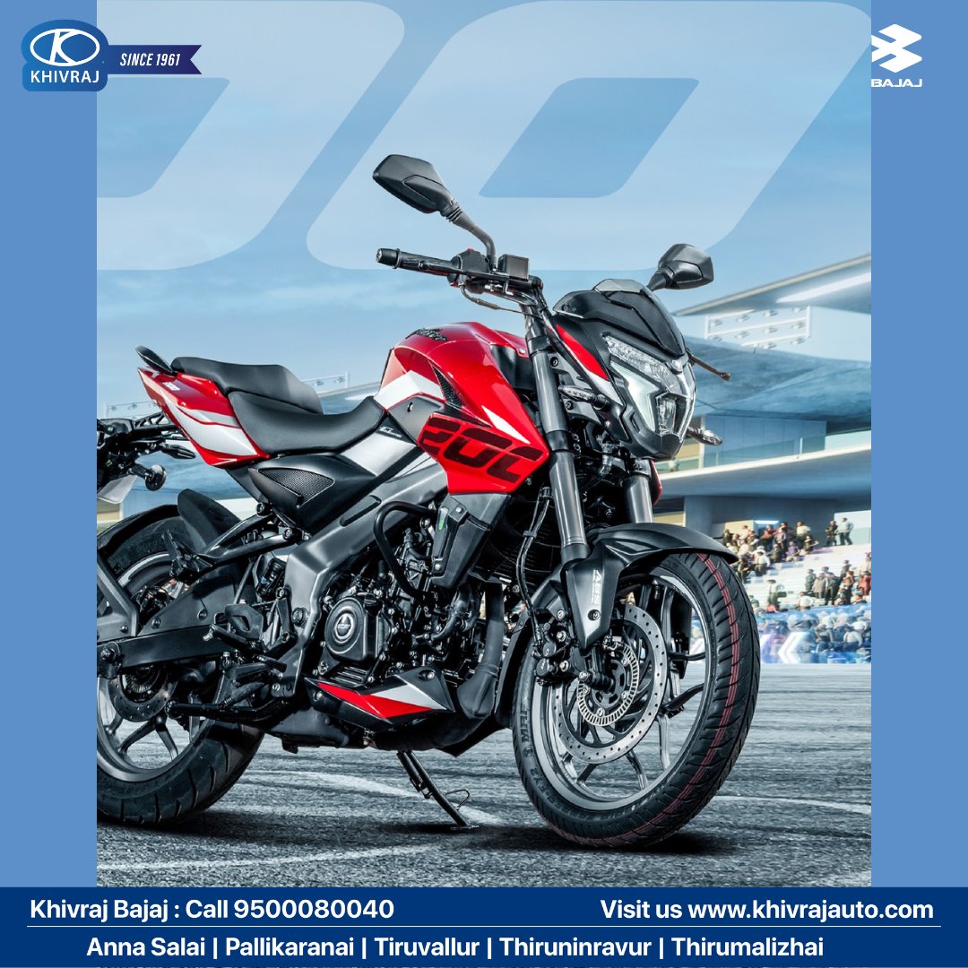 KHIVRAJBAJAJ's tweet image. Swipe through.Find your match.
Which NS200 are you?
👉Visit: khivrajbajaj.com
#BajajPulsar #definitelydaring #pulsaraddict #PulsarNation #RidePulsar #PulsarFamily #streetrider #BikeCommunity #RideLikeABoss #DareTheDark #PulsarNS200 #DareTheDark #RideWithPride #PulsarLovers