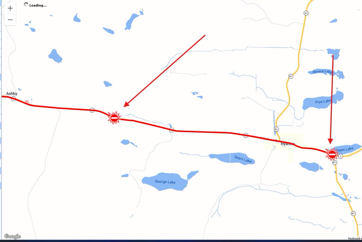 Nebraska511's tweet photo. UPDATE: HWY 2 is CLOSED from Ashby to Hyannis. https://t.co/WIwgKyvfWB