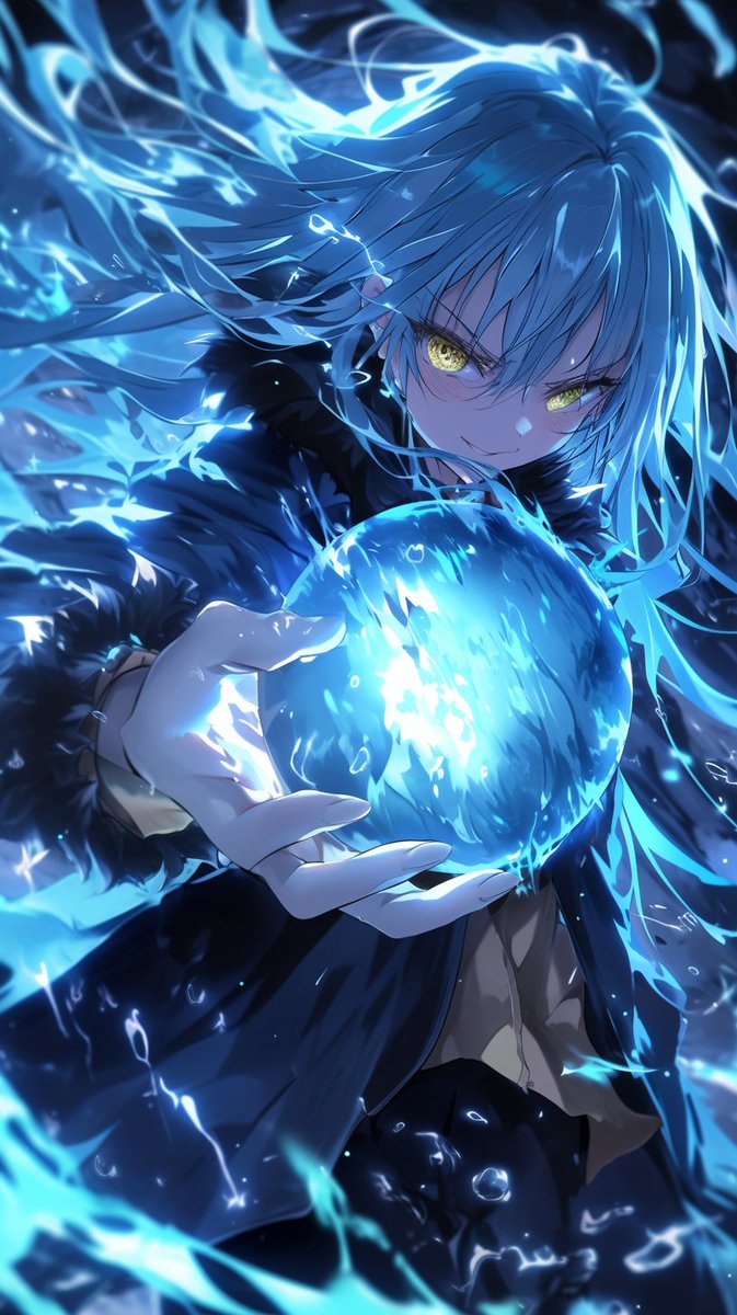 TokenBlack31's tweet photo. #midjourney #anime #reincarnatedasaslime Rimuru Tempest https://t.co/YMxEV08Fix