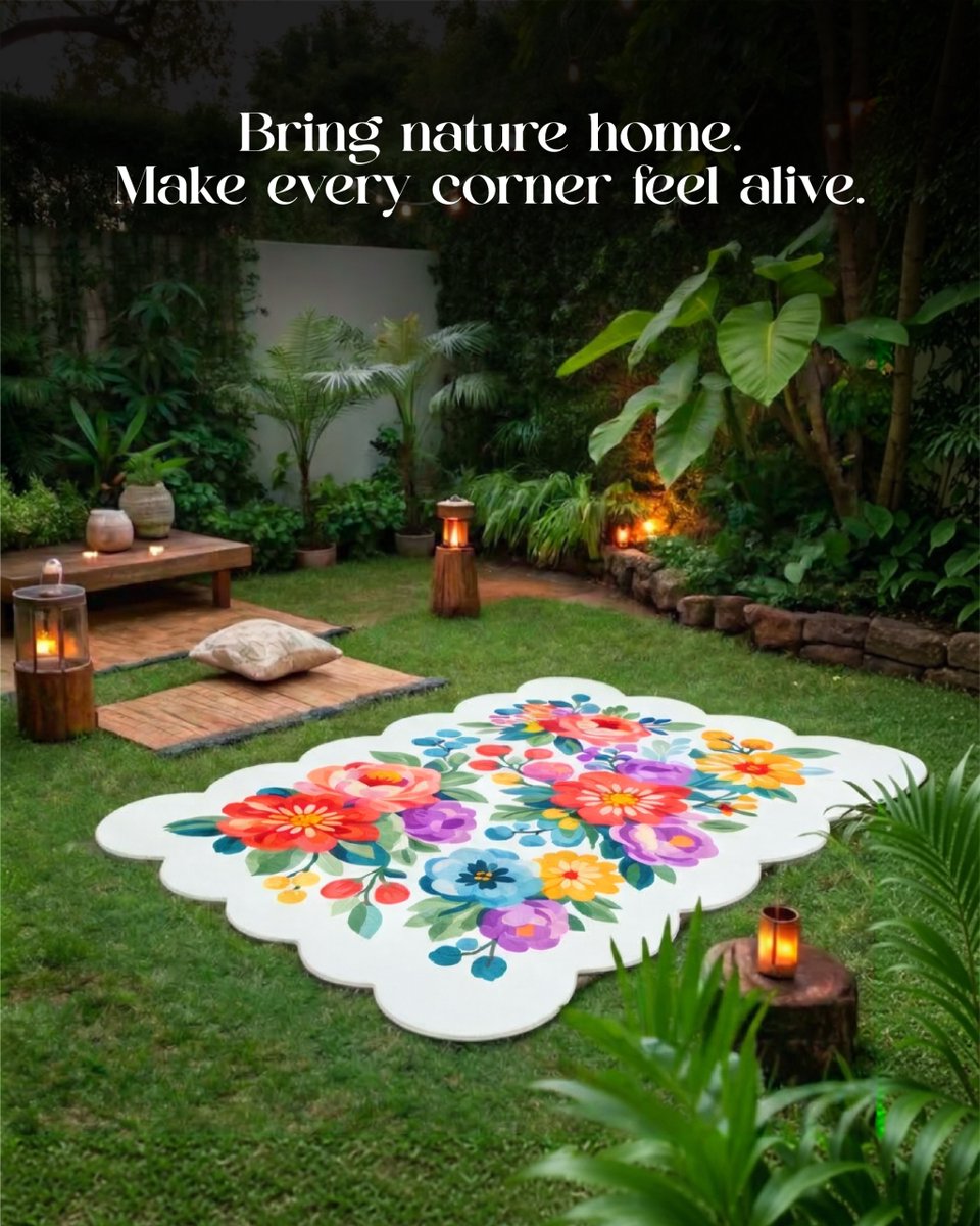 jassmeami90245's tweet image. Bring nature home, without compromising on style.
Every design is crafted to add life, warmth, and character to your space—turning everyday corners into something you actually feel.

#JassMeamiStudio #HomeAesthetics #LuxuryLiving #HomeDecorIndia #PremiumRugs