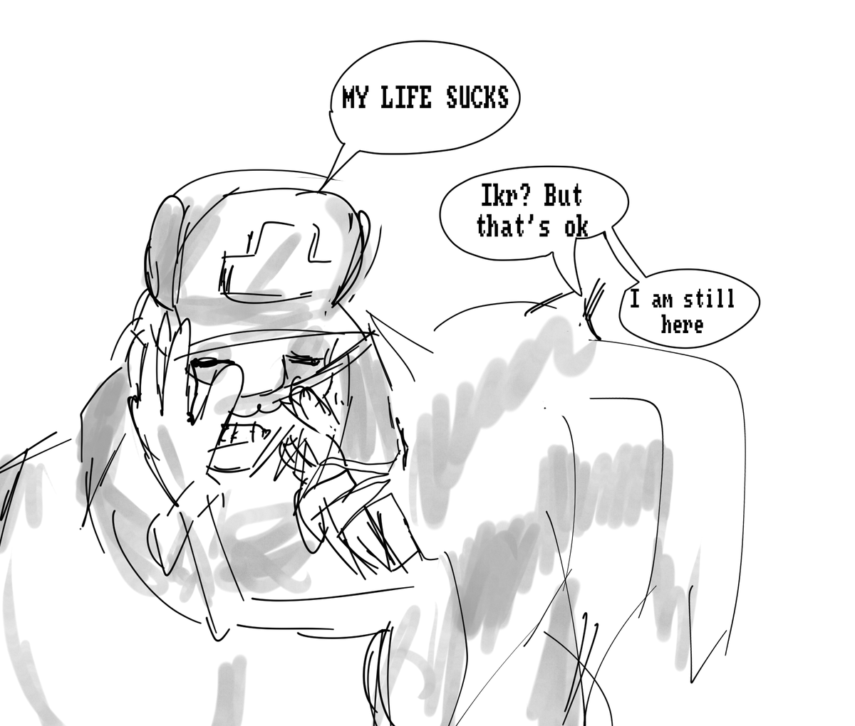 SecretSSP3's tweet photo. #powercycles sketches to light up my mood after all this
#mario85 #briangriffinplush https://t.co/ux3vZ8DCrT