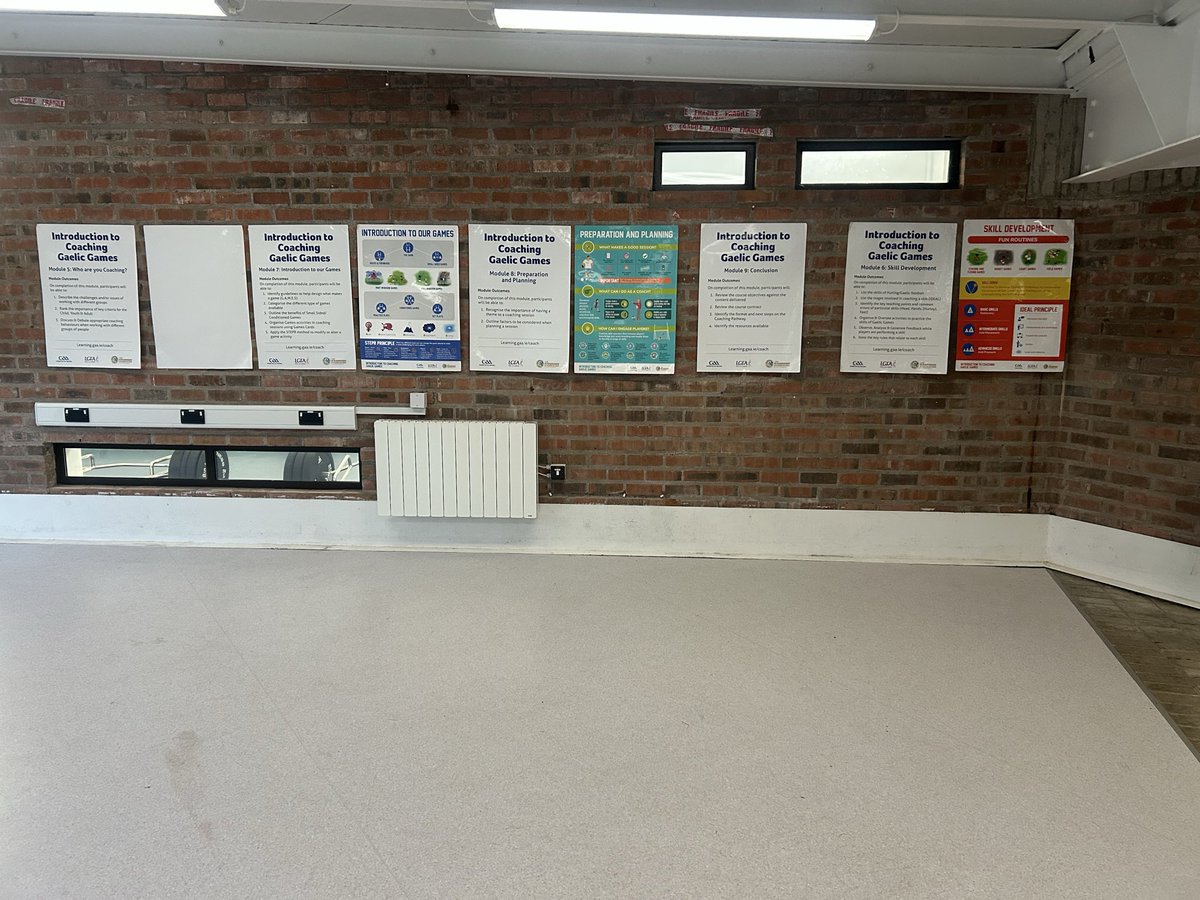 GavinPromotion's tweet photo. Completed night 2 of ICGG course yesterday with coaches from @BallincolligGAA .Had great discussions on how to coach different ages and importance of planning and preparation, finished then with each coach delivering a skill card with the group. @OfficialCorkGAA @CorkGAACoaching https://t.co/s0hBTGAxFd