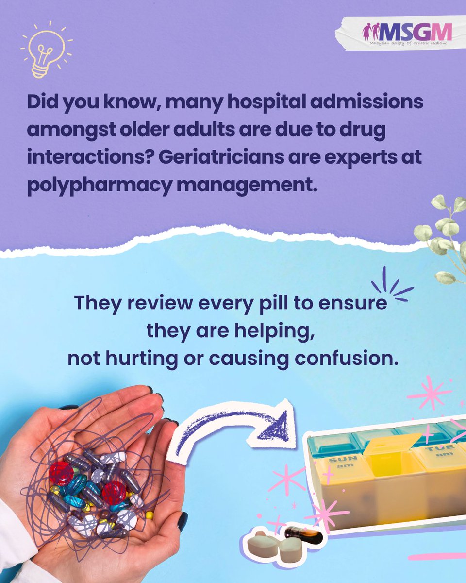 msgm_geriatric's tweet image. Many think geriatricians are just doctors for older adults…
But their role is far more specialised.

👉 Read more to understand why it matters

#MSGM #GeriatricMedicine #GeriatricCare #GeriatricHealthcare