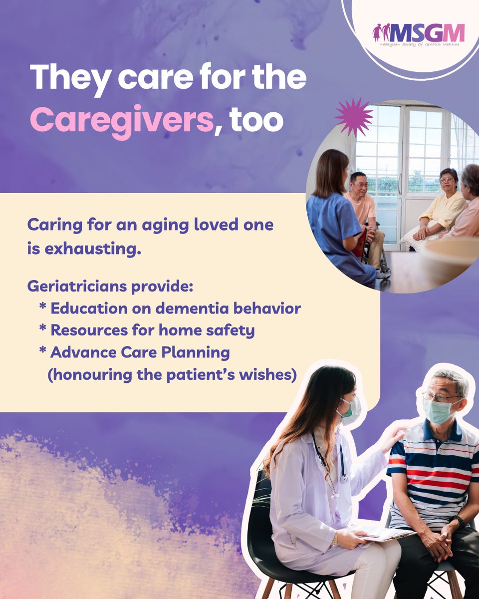 msgm_geriatric's tweet image. Many think geriatricians are just doctors for older adults…
But their role is far more specialised.

👉 Read more to understand why it matters

#MSGM #GeriatricMedicine #GeriatricCare #GeriatricHealthcare