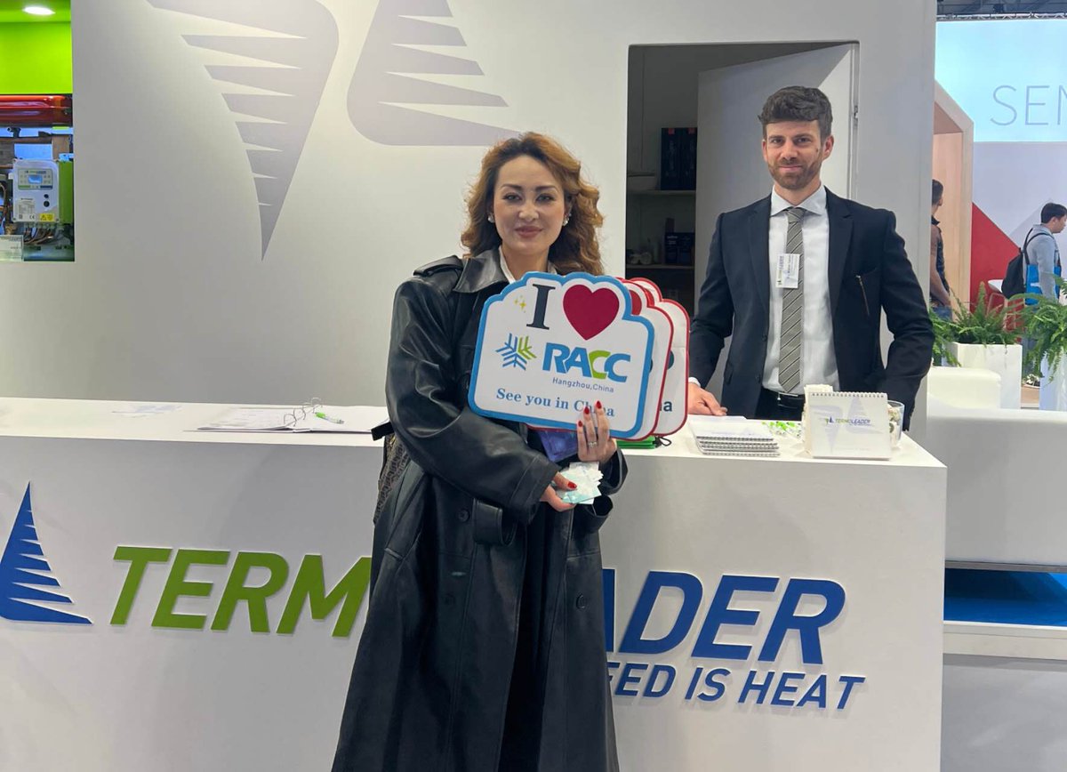 RACC2024's tweet photo. 🚀 RACC CHINA – Stop 13 in Italy MCE  Connecting with MCE exhibitors &amp; visitors across Europe, gaining strong interest &amp; on-site registrations! 📷#RACCCHINA #HVACR #MCE #Thailand https://t.co/fVBQm9aXPq