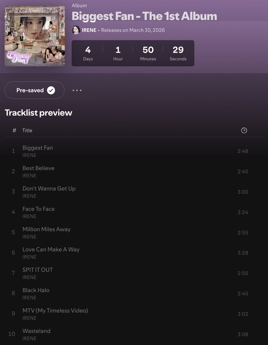 :PPS 💖 ไอรีน Biggest Fan 30/3 💚 จอยมาไทย 28/3 tweet media