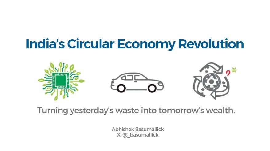 a_basumallick's tweet image. India's circular vehicular economy - a deep dive

intelsense.substack.com/p/indias-circu…

#circular #economy #recycling #wastetowealth #tyre #battery #EV