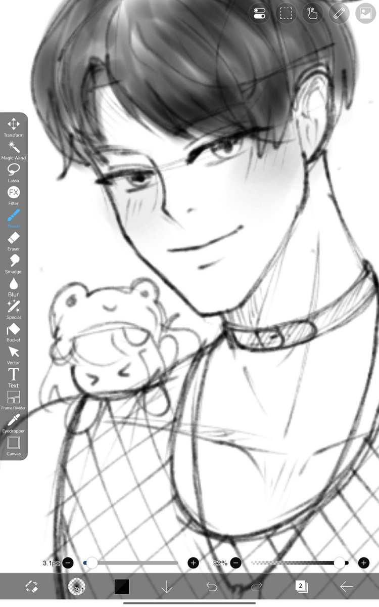 missterrose98's tweet image. Ehehe ❤️🩷

#Caleb #Gege #art #digitalart #artwork #sketch