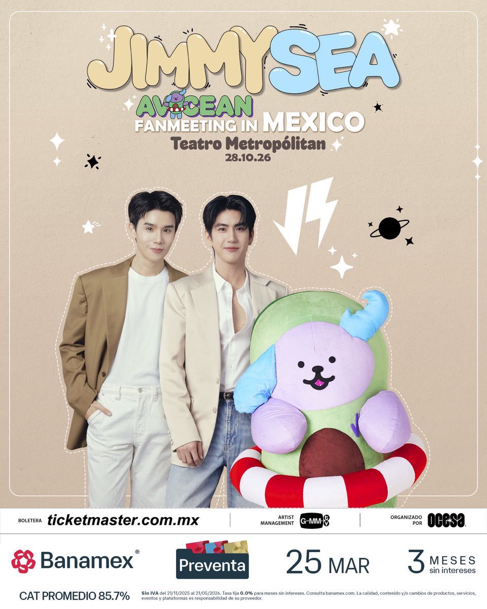 ต่อไปนี้ไม่ได้ไปสวีทกันฉองคนแน้วนะ เชี่ยนเก็บตะเป๋าไปด้วย น้องเชี่ยนพร้อมไปเที่ยวไทเปกับแม็กซิโกแน้ว ประเทศอื่นๆประกาศตามมาได้เยยค้าบผ้มมมมม ⭐️🐶❤️

♡ — #jimmyyjp #sea_tawinan #AVOCEAN