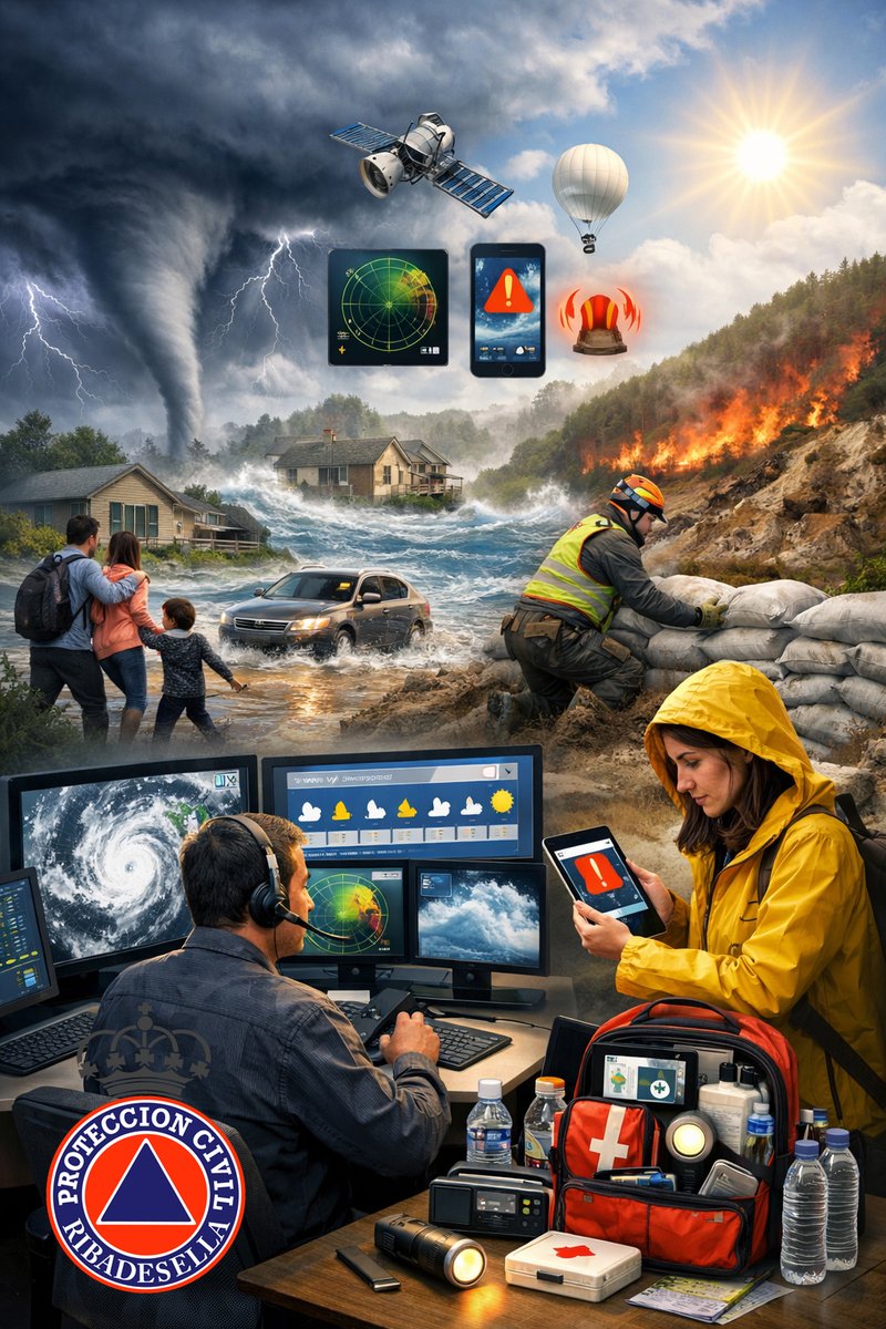ProteRiba's tweet photo. Conocer con antelación lo que se avecina puede marcar la diferencia entre estar preparados o ser sorprendidos.
Cuidar del clima empieza por conocerlo. Y protegerse de él empieza por estar informados. https://t.co/LA7DIWuAhX