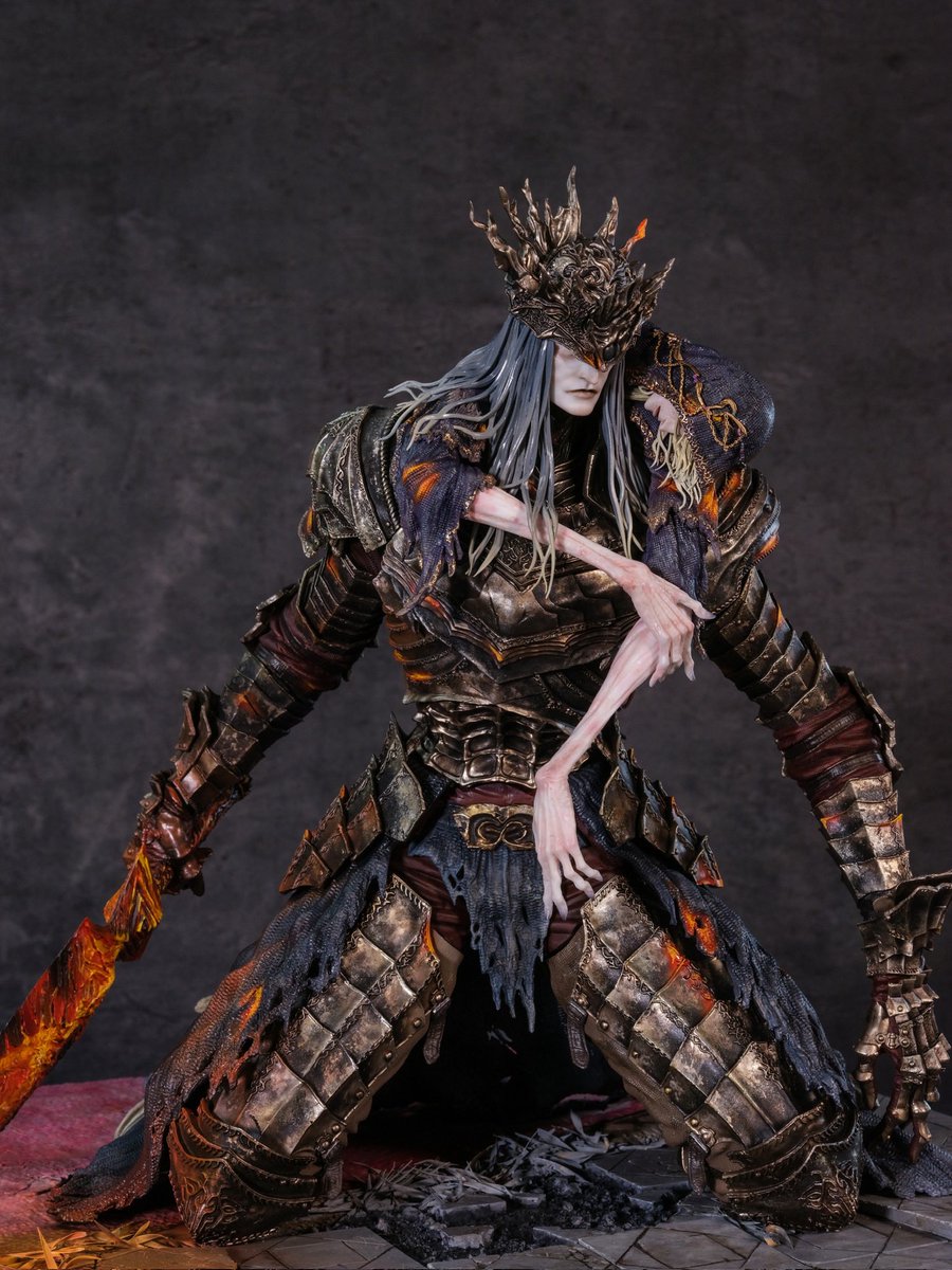 Tanse15's tweet image. 双王子涂装完成！
原型制作：@harigilly 
涂装拍摄：我
#DarkSouls3