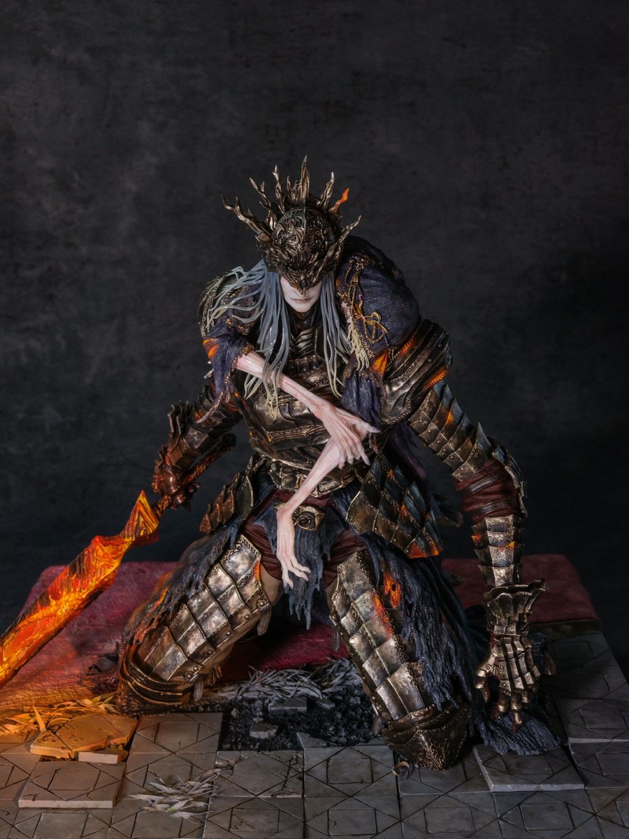 Tanse15's tweet image. 双王子涂装完成！
原型制作：@harigilly 
涂装拍摄：我
#DarkSouls3