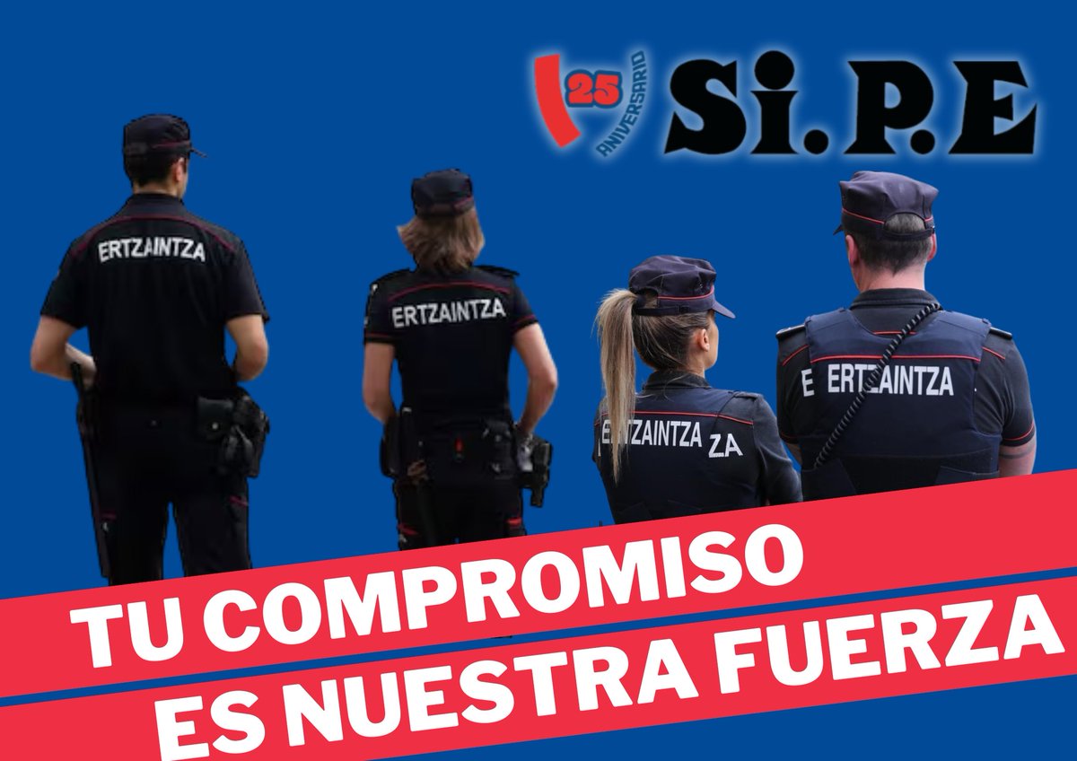 sipertzaintza's tweet image. Hoy decides tú.
Hoy decides el futuro de la Ertzaintza.

#EleccionesErtzaintza
#SiPE
#TuCompromisoEsNuestraFuerza