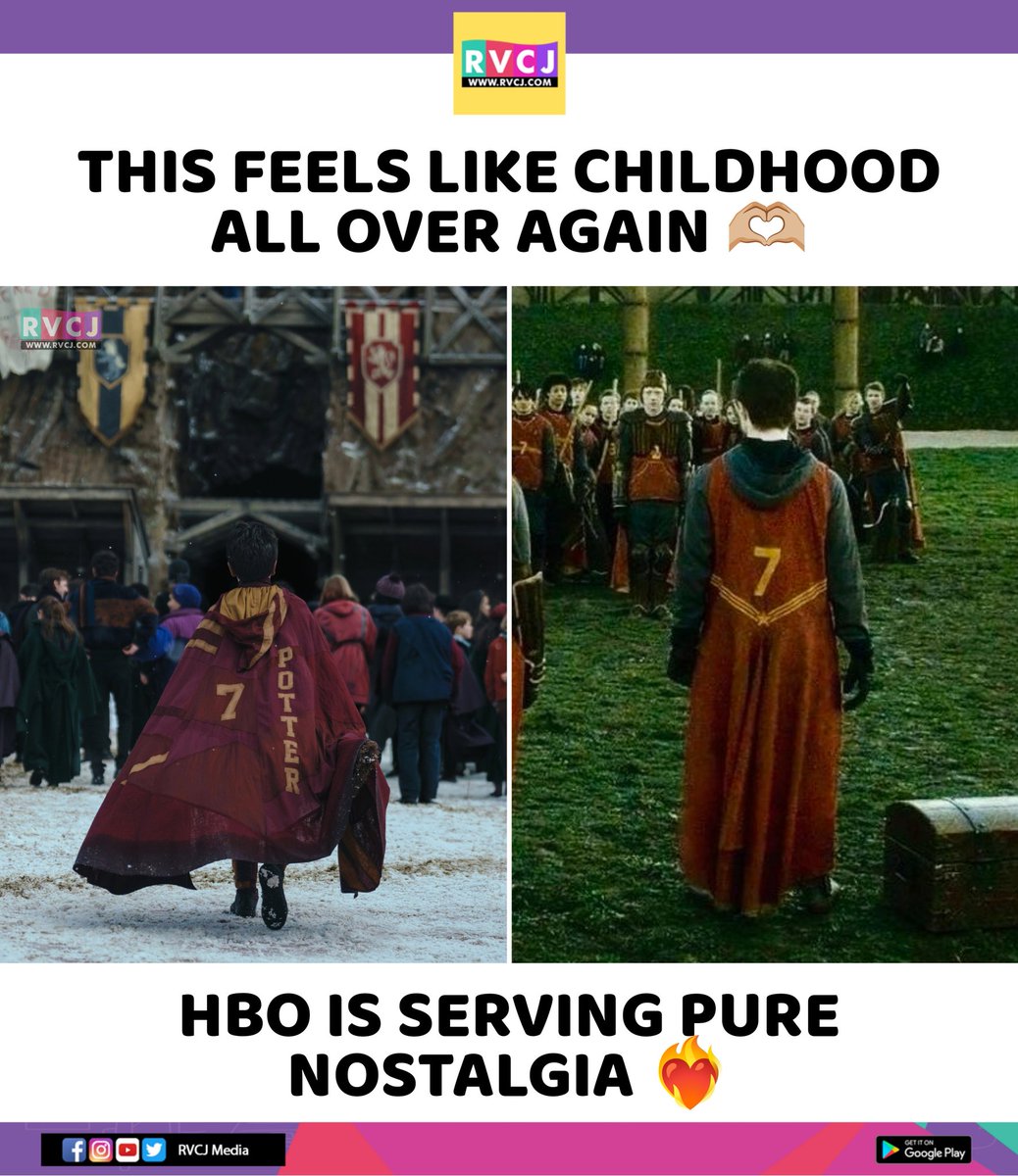 rvcjmovies's tweet image. Feels like going back to childhood 🥹❤️ 

#HarryPotter #harrypottersaga #Hogwarts #hbo #hbomax