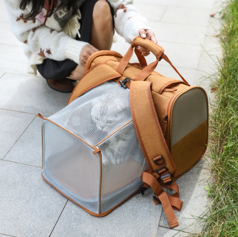 MmiucyPet's tweet image. Multi-functional cat carrier: breathable, expandable, cat-approved ✅Backpack/hand-carry design for stress-free pet travel.                                                                                                               #PetCarrier #CatBackpack #TravelWithCat