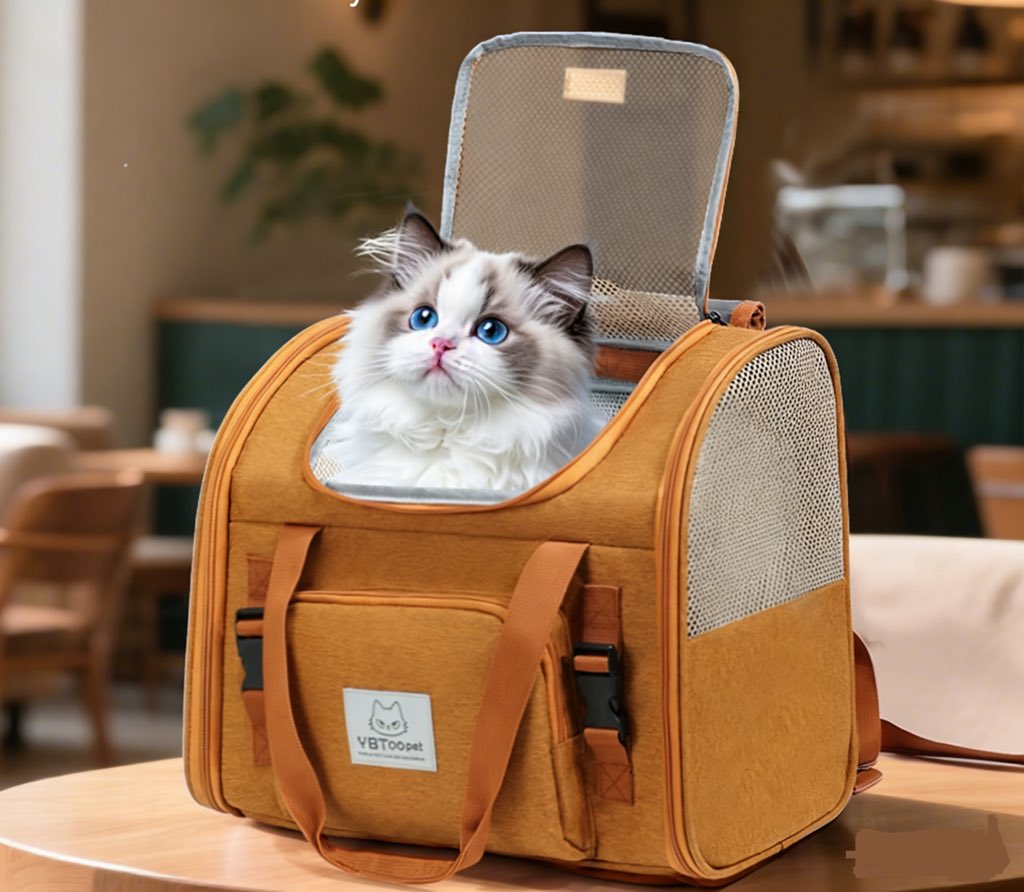 MmiucyPet's tweet image. Multi-functional cat carrier: breathable, expandable, cat-approved ✅Backpack/hand-carry design for stress-free pet travel.                                                                                                               #PetCarrier #CatBackpack #TravelWithCat