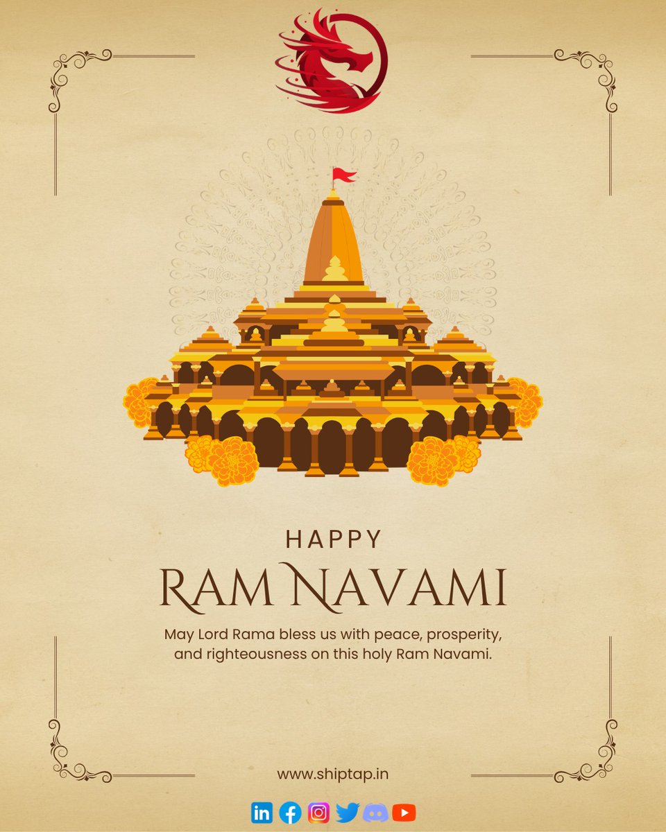 ship_tap's tweet photo. 🚩 Happy Ram Navami! 🙏
May Lord Rama's blessings fill your life with peace, love &amp; righteousness on this holy day.
Jai Shri Ram! 🏹✨

— Team Shiptap | https://t.co/E0rAAQ7qcH

#ramnavami #jaishriram #gamingcommunity #devotion #gameon https://t.co/7kgTXBYK6b