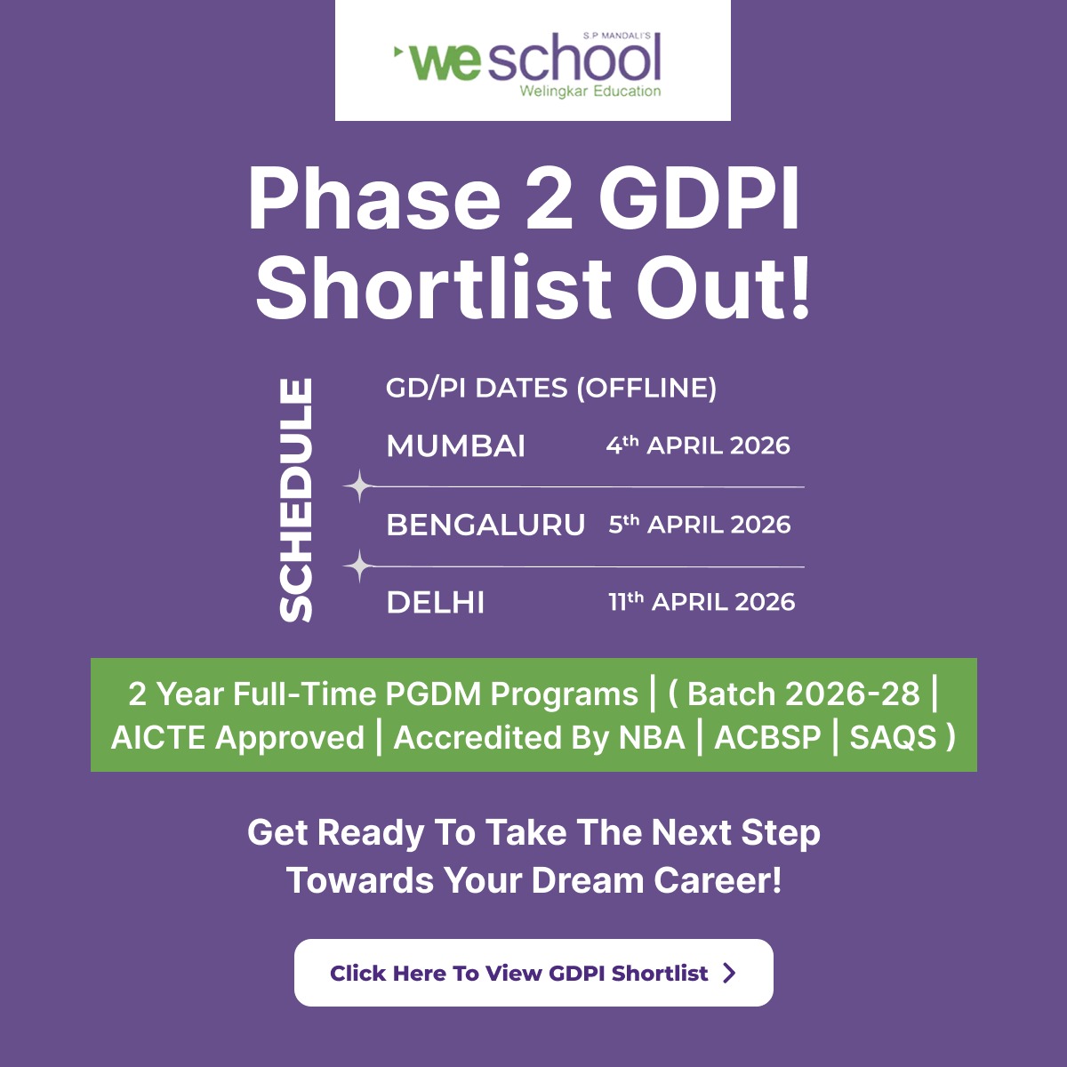 Welingkar Institute tweet media