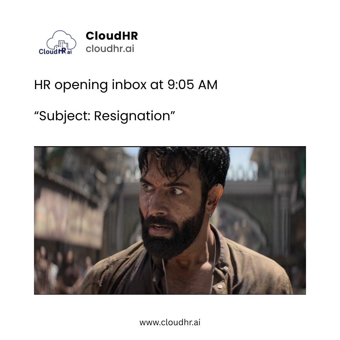 CloudHRai's tweet image. EVERYONE IS TALKING ABOUT THIS: viral "Dhurandhar" trend
Now in HR version 😁

#CloudHR #HR #HRMS #AIinHR #Employees