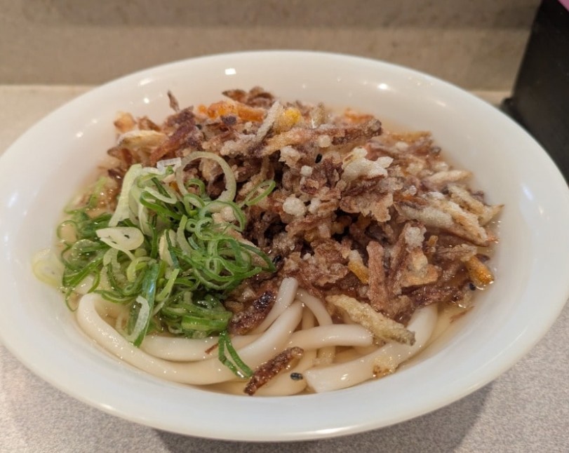 tada_tabearuki5's tweet photo. 鹿児島来たら…

桜島へ渡るフェリーに
乗ったら食べたい

ごぼ天うどん
美味しいと名が高い
このうどん

簡易的なうどんスタンドとしては確かに美味しいかな？！

自分は好き😋😁😊

#ただた��食べ歩き 
#桜島フェリー 
#ごぼ天うどん https://t.co/5zjTEOycLZ