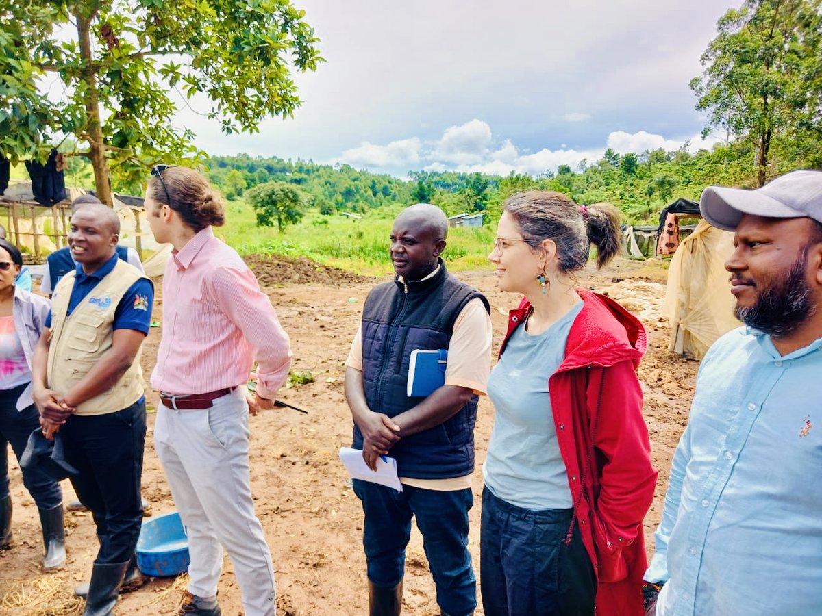AWYAD_UG's tweet photo. On Day 2, donors joined AWYAD to tour the AGILE project coffee nursery bed in Kakabara Subcounty, Kyaka II Refugee Settlement, observing progress in strengthening the coffee value chain and advancing sustainable livelihoods. 

#AGILEProject #AWYAD #CoffeeValueChain #Livelihoods https://t.co/w4aQnpgbE9