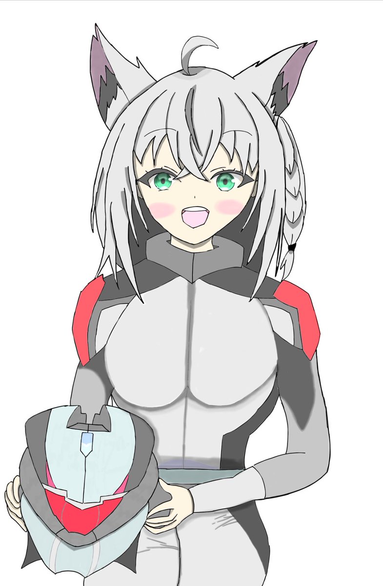 もしも白上フブキがガンダムパイロットになったら(デジタル版)
#絵フブキ