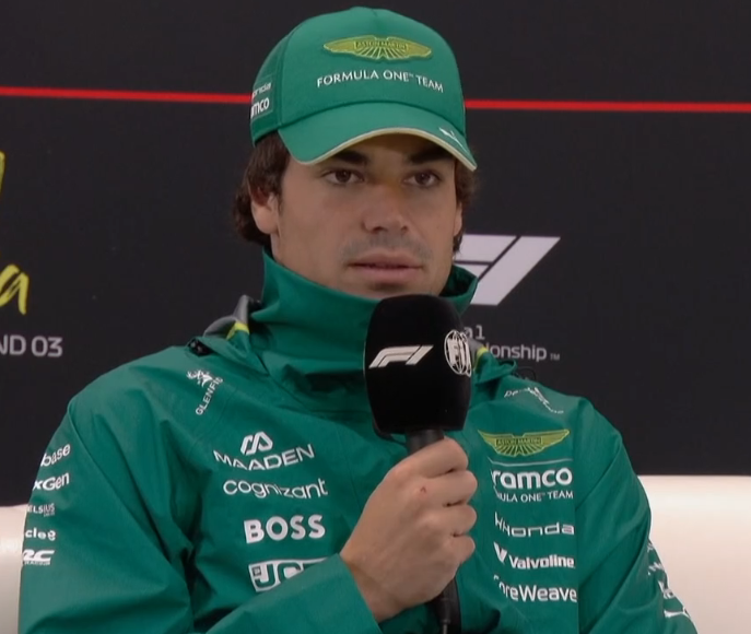 Nachez98's tweet photo. 😅 Stroll 'El sincero'

▶️ Honda ha dicho que el objetivo en Japón es acabar la carrera, Stroll les desmiente:

"Un éxito aquí sería acabar la carrera con ambos coches"

😳 "Podríamos hacer media carrera" https://t.co/8863eF3i27