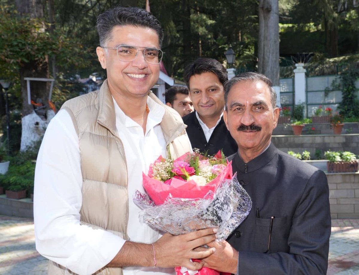 हिमाचल प्रदेश के मुख्यमंत्री श्री सुखविंदर सिंह सुखु जी को जन्मदिन की हार्दिक बधाई एवं शुभकामनाएं।

मैं ईश्वर से आपके स्वस्थ, खुशहाल एवं दीर्घायु जीवन की कामना करता हूँ। आने वाला वर्ष आपके लिए मंगलमय हो।
<a href="/SukhuSukhvinder/">Sukhvinder Singh Sukhu</a>