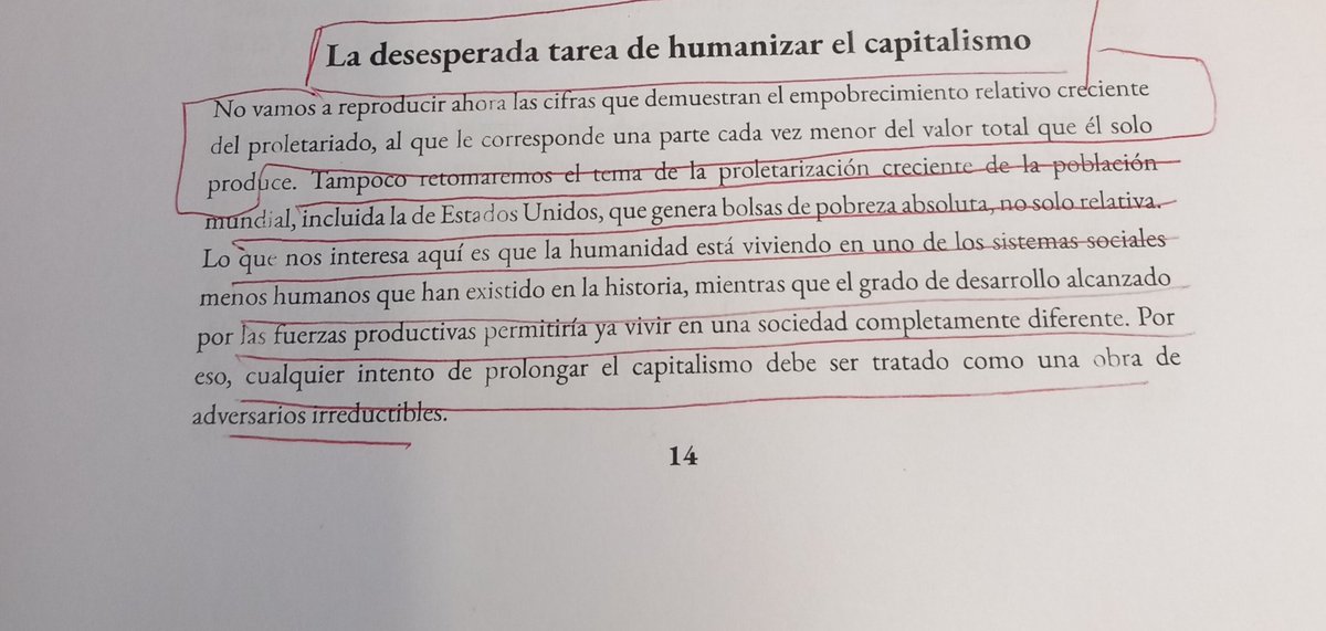 grupobarbaria's tweet photo. "La humanidad está viviendo en uno de los sistemas sociales menos humanos que han existido en la historia, mientras que el grado de desarrollo alcanzado por las fuerzas productivas permitiría ya vivir en una sociedad completamente diferente. Por eso cualquier intento de prolongar https://t.co/x5KhbFAK8m