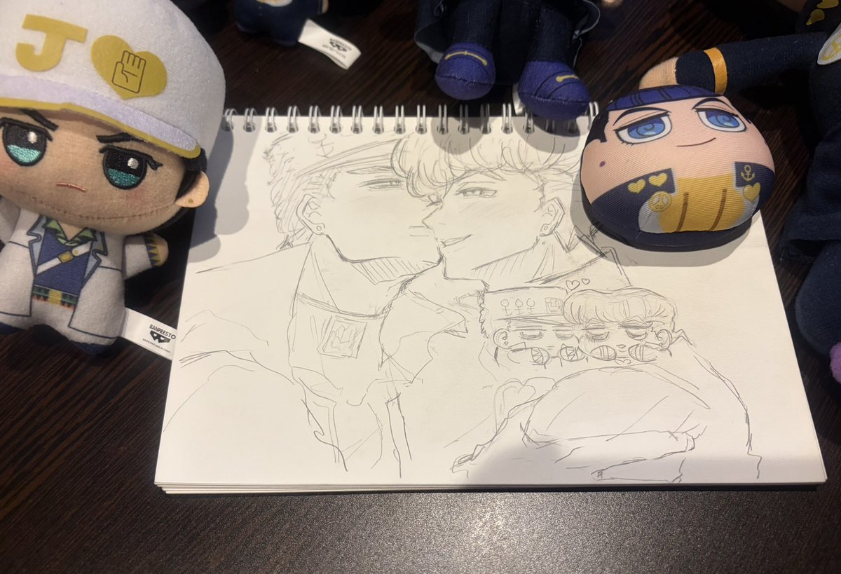 マヌヌさんに描いてもらった🐬💎