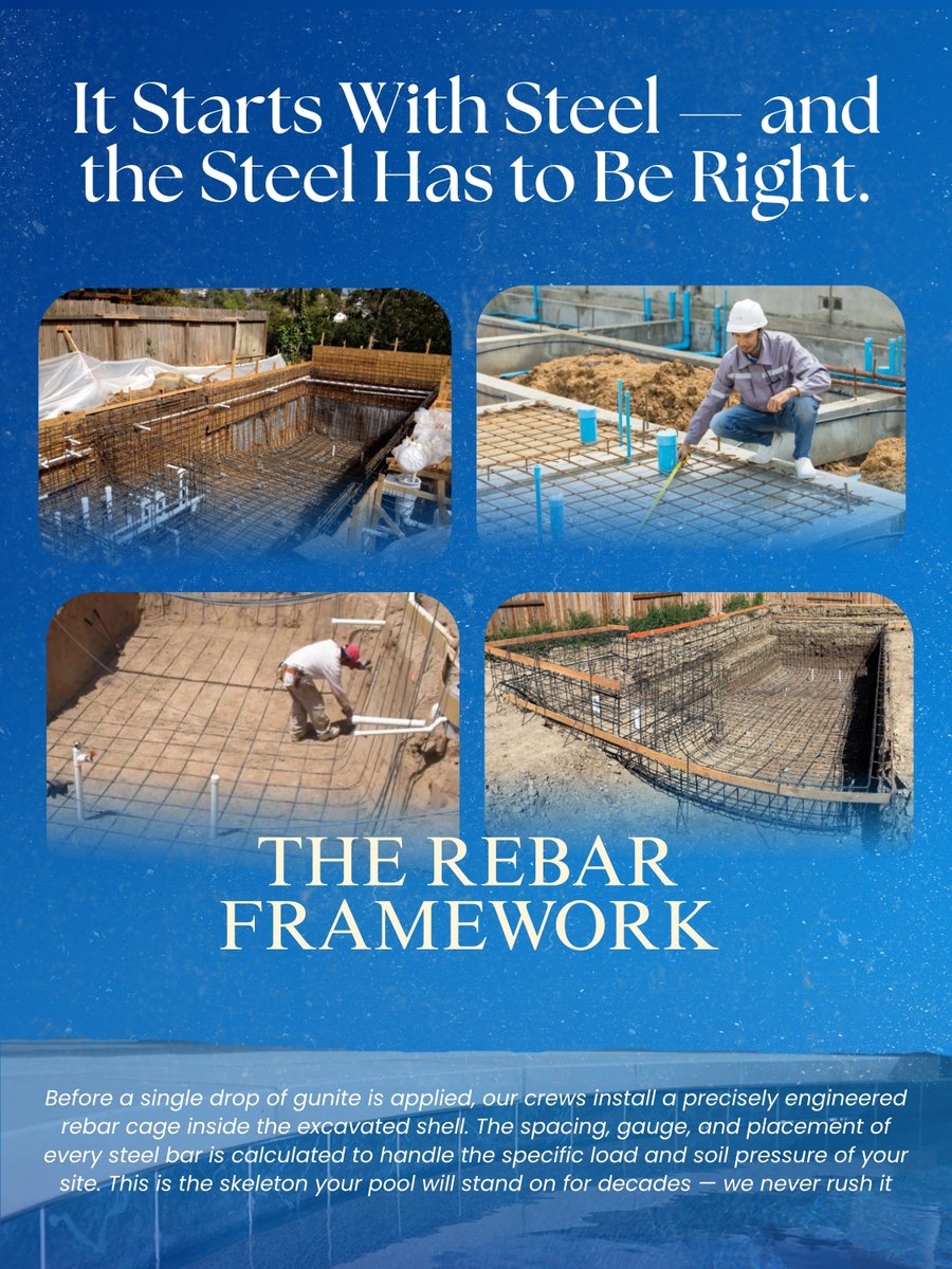 SilverrockPools's tweet photo. We use gunite construction methods specifically engineered for the expansive clay soils giving you a pool built to last decades without cracking or shifting. 

Call us!

📞 760-230-9644
📧 contact@silverrockpools.com
🌐 https://t.co/byUEj5XEjK

#Gunite #PoolConstruction https://t.co/ZluFZyH38J
