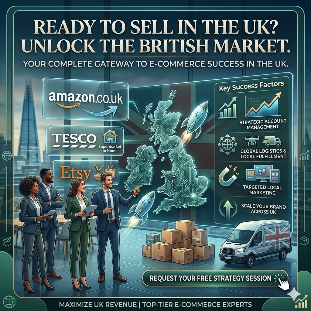 guerilla01's tweet photo. Dreaming of selling on Amazon UK, Tesco, or Etsy UK? We help you launch, manage logistics, rank products &amp; handle UK VAT—stress free.

Why stay local when millions of UK customers are waiting? 🇬🇧

Free consultation 👇
📧 me@waqaryousaf.com
💬 https://t.co/nrAaKDoD8W
#EcommerceUK https://t.co/OqIWtGew6h