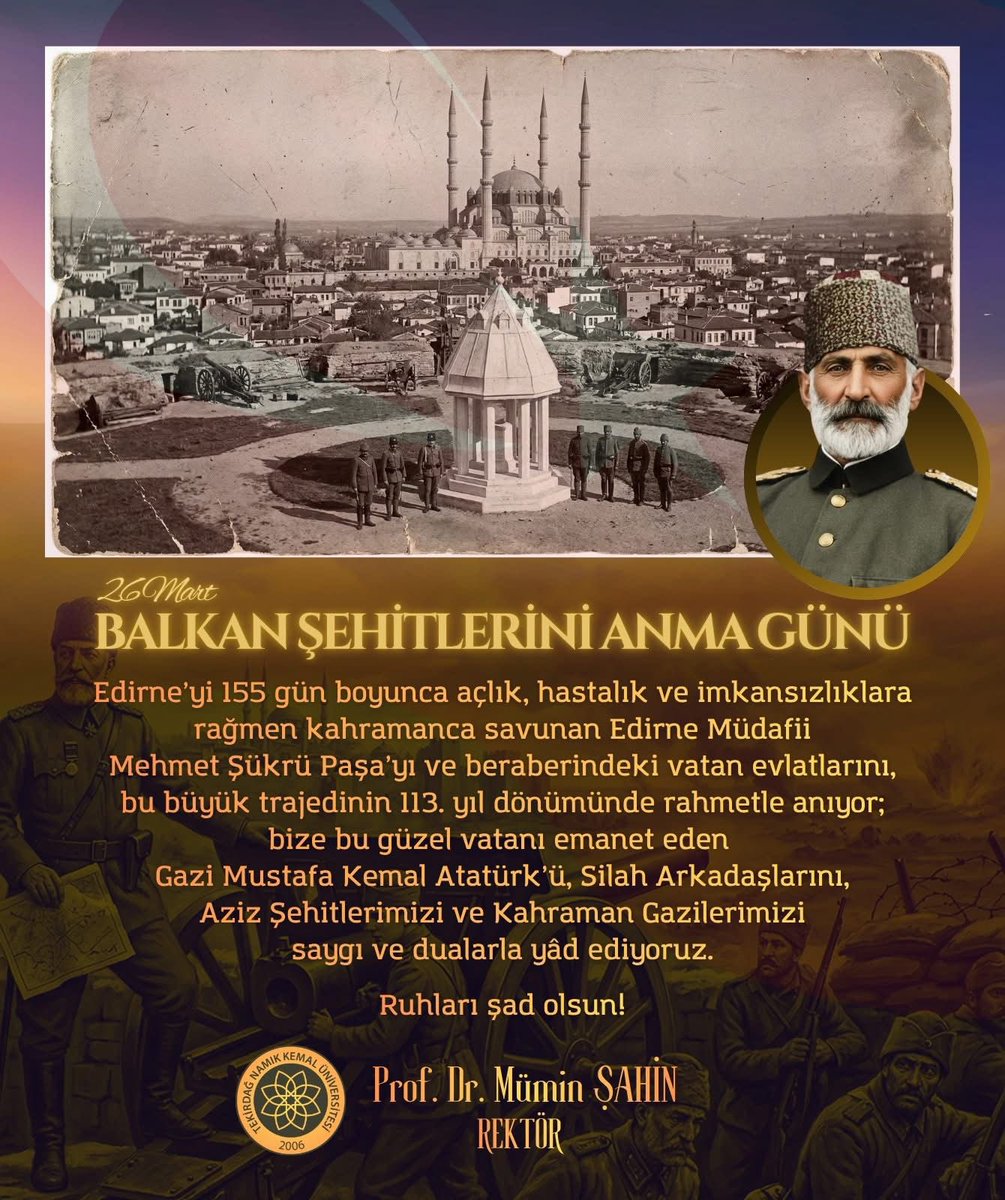 Prof.Dr.Mümin ŞAHİN tweet media
