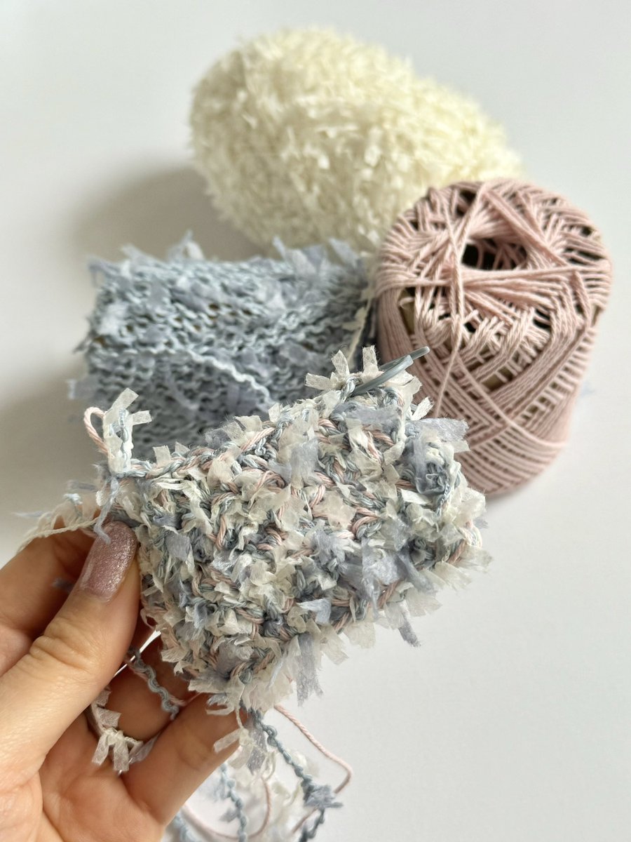 この|編み物初心者 tweet media