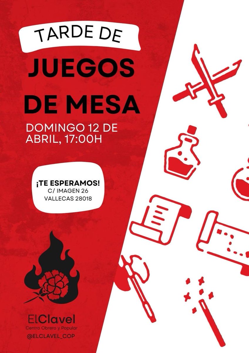 El Clavel. Centro Obrero y Popular. tweet media