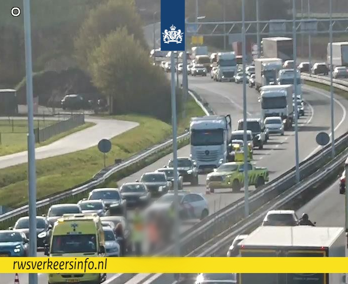 Ongeval op A58 bij Oirschot veroorzaakt vertraging