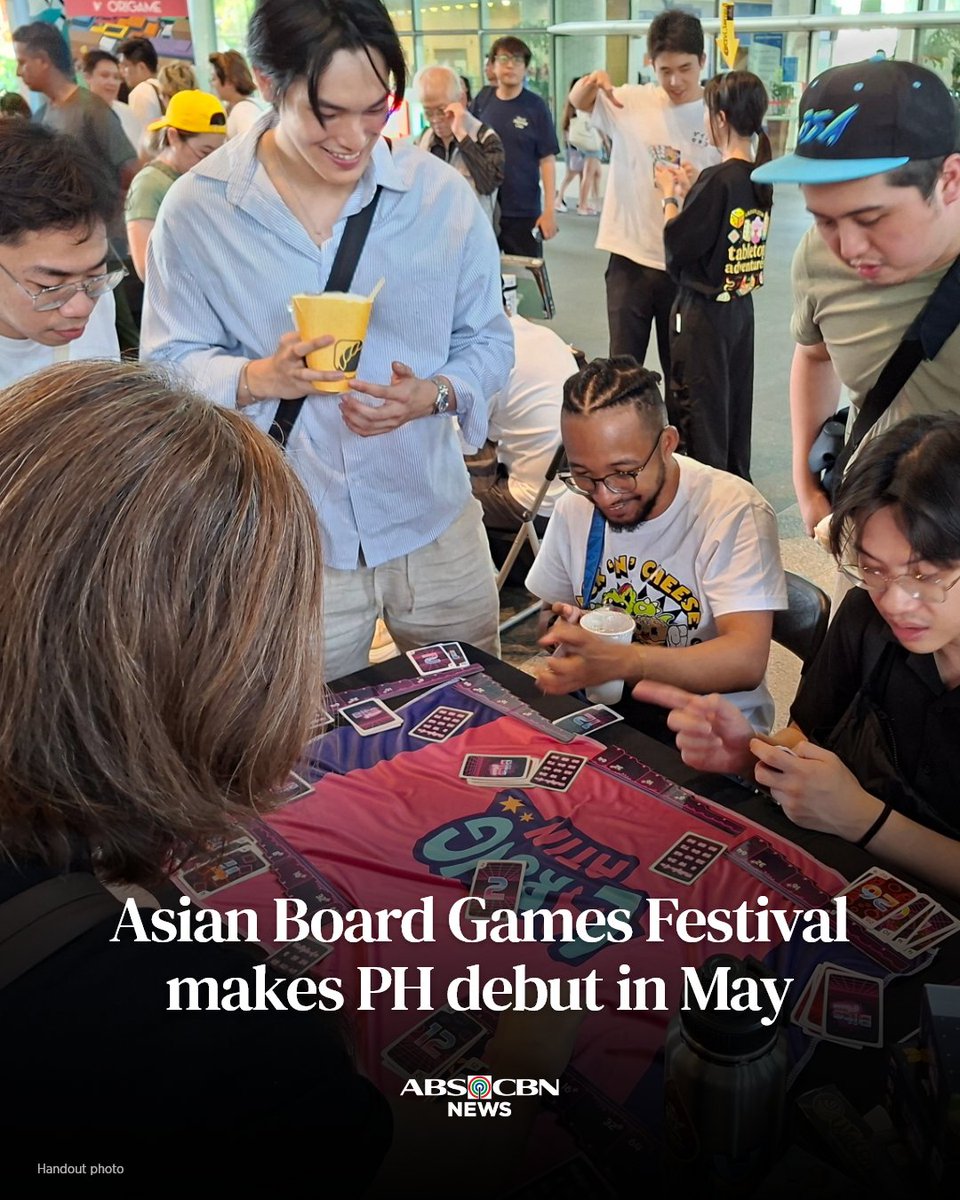 ABSCBNNews's tweet photo. What kind of board games do you like to play? ♟️🎲

The Asian Board Games Festival will be held in the Philippines for the first time on May 2-3 at the Bayanihan Center in Kapitolyo, Pasig City.

READ: https://t.co/Te6lZFwbrK https://t.co/C8d6OunbCr