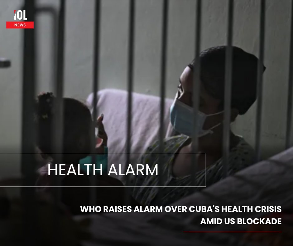 IOL's tweet image. The WHO chief said on Wednesday that the health situation in Cuba was "deeply concerning" as the US fuel blockade deepens the island's energy crisis.
#news #WHO #chief #health #situation #Cuba #UnitedStates #fuel #blockade #energy #crisis 
Read on tinyurl.com/5f636vu5