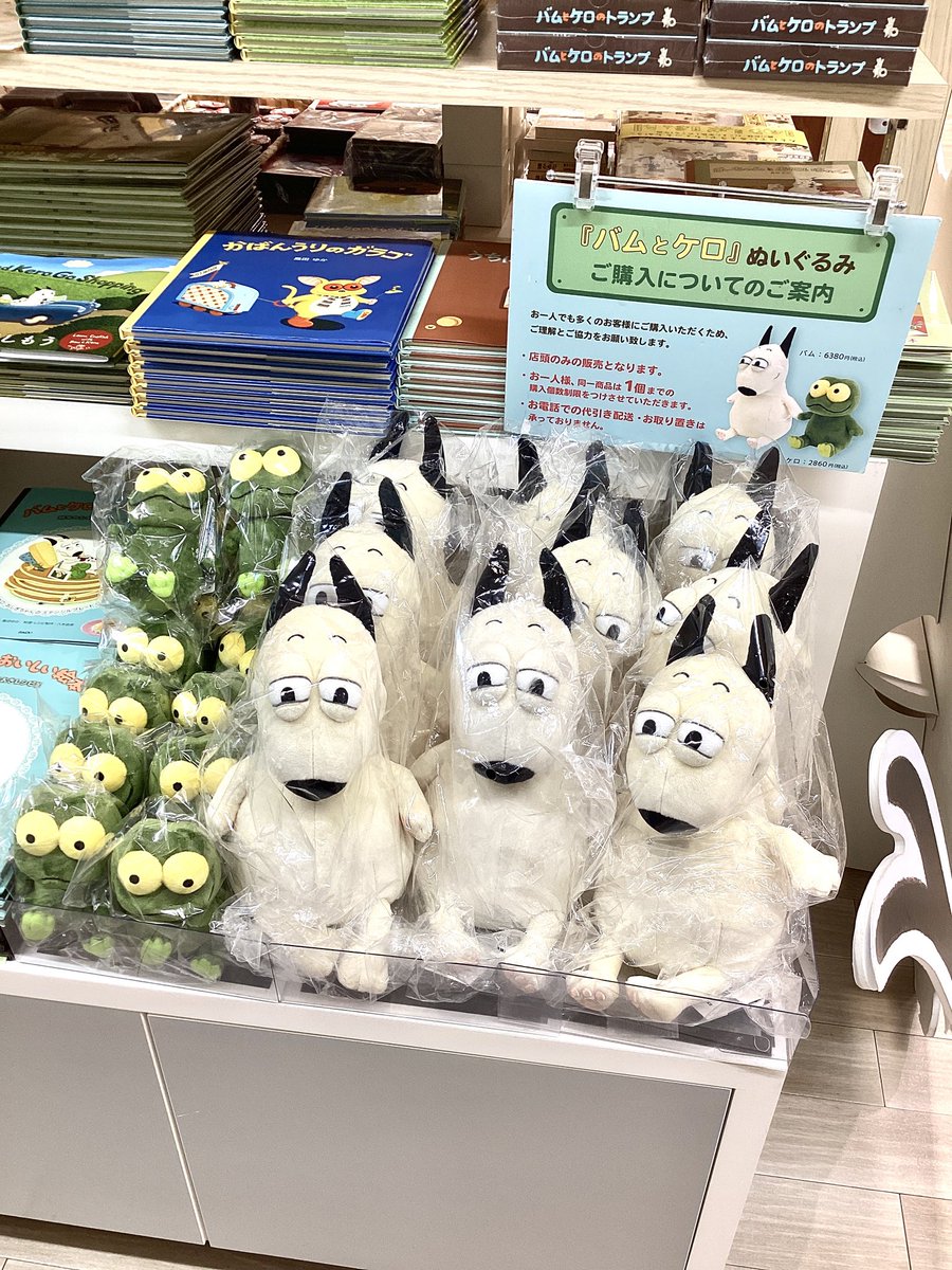 む*す様 【10月中に削除します】バムとケロ　ぬいぐるみセット 再入荷✨『#バムとケロ』のケロぬいぐるみS 大変お待たせしました