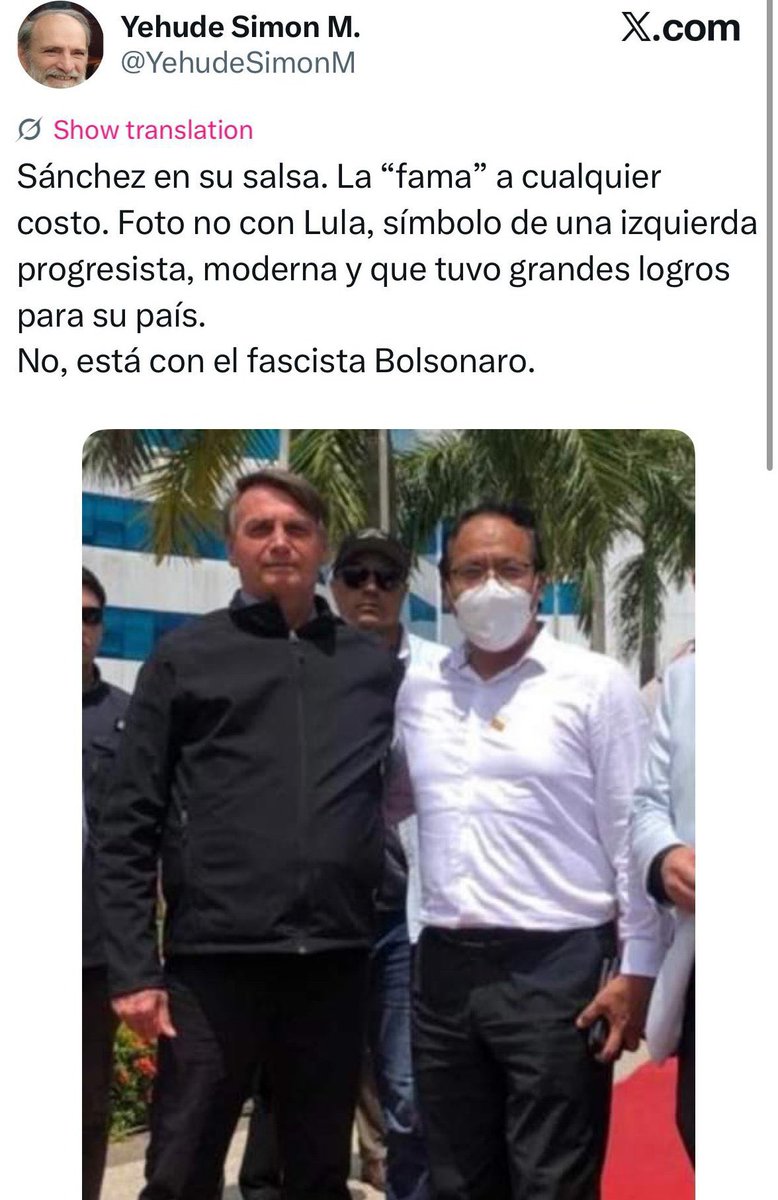 Hugo Sanchez PERU tweet media