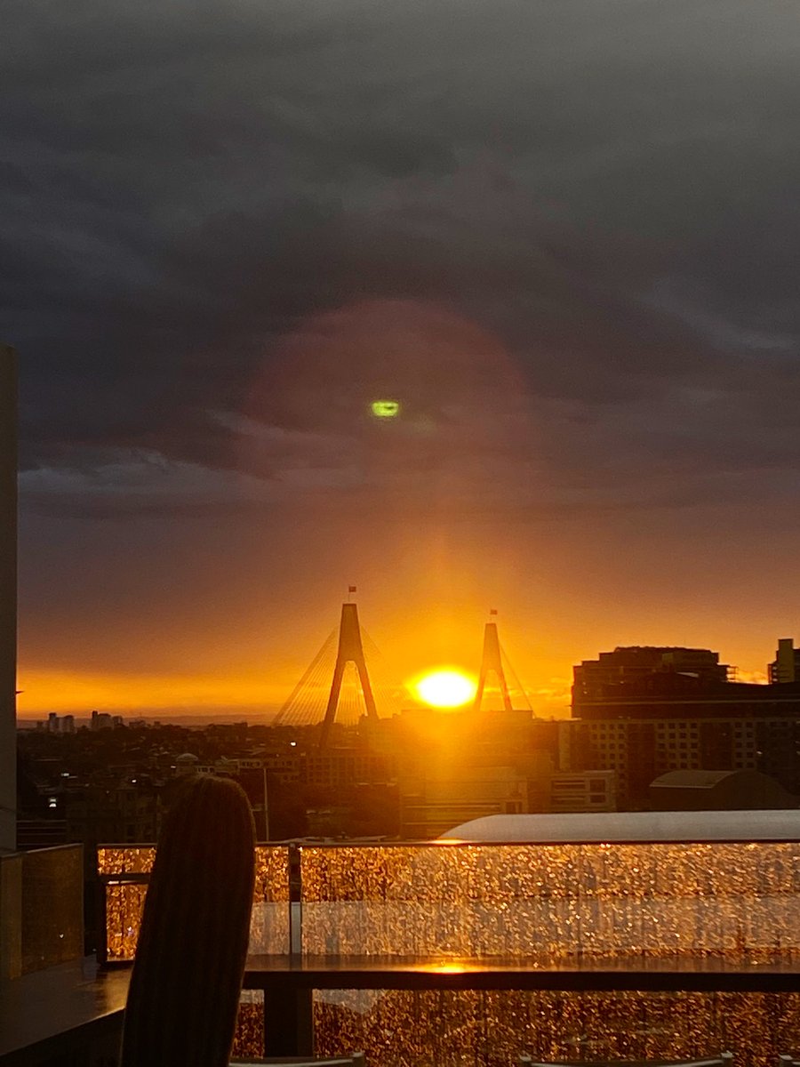 Sydney’s Orange energy after the storm ⛈️🧡
